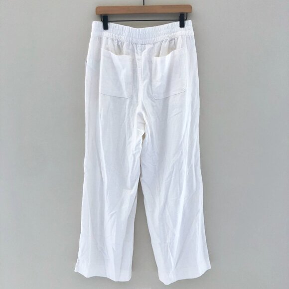 NWT Old Navy High-Waisted Linen-Blend Wide-Leg Pants - Picture 4 of 9